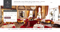 Desktop Screenshot of hoteldesindes.nl